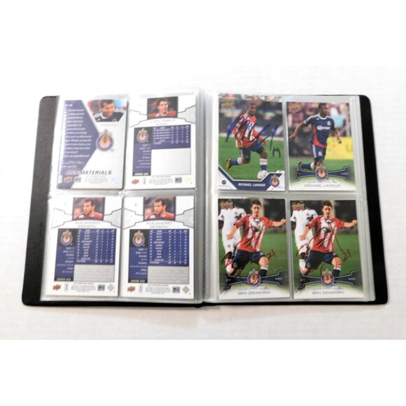 Chivas USA Soccer Team Card Collection Binder 28 cards 11 signed 1 MLS Materials - Picture 6 of 10